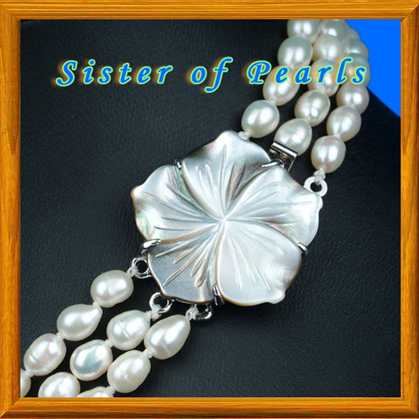 Bijou de perles de culture