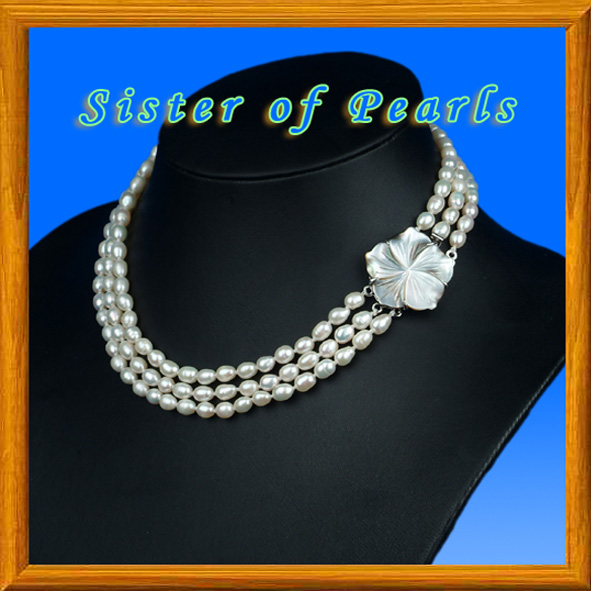 Bijou de perles de culture