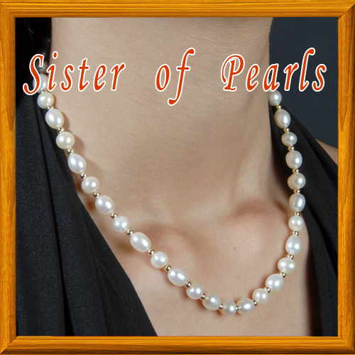 Bijou de perles de culture