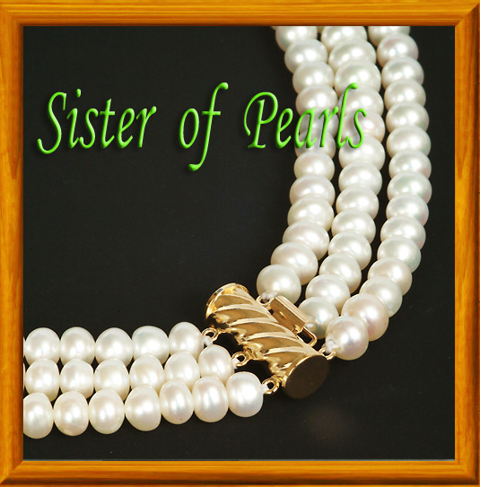 Bijou de perles de culture