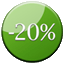 Moins 20%
